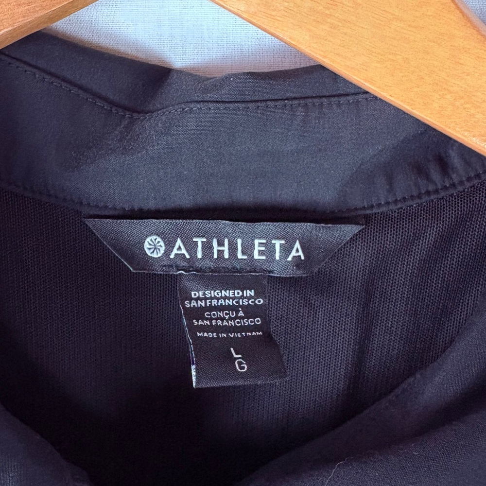 Athleta Advantage Cinch Top Black Size L - Picture 6 of 7